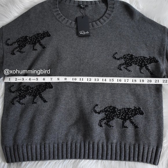 Rails | Perci Sweater (Ash Jungle Cat) - Picture 10 of 15